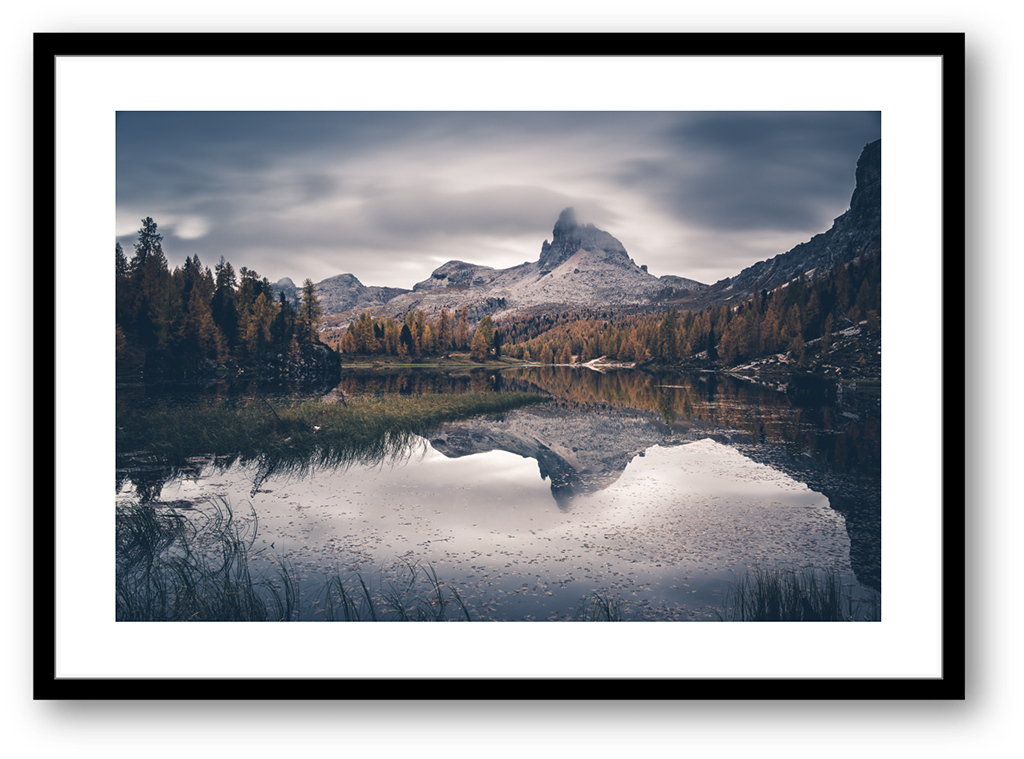 Stampa Fine Art Paesaggio Dolomiti Croda da Lago