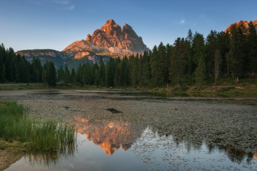 Panorama del lago di Antorno