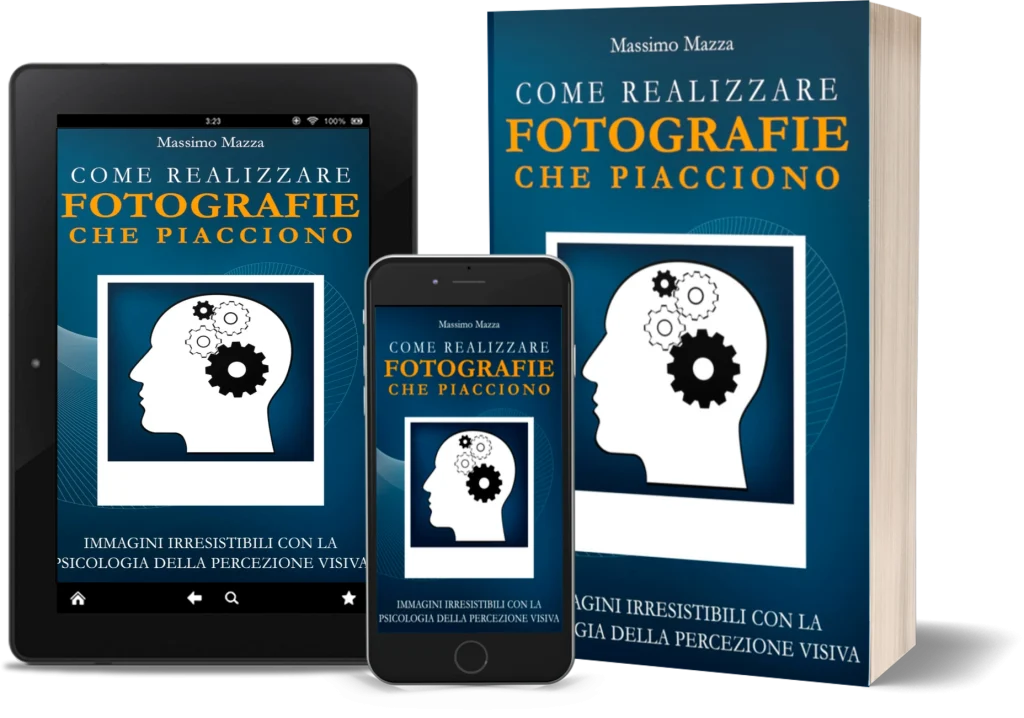 Copertina libro fotografia su percezione visiva e immagini più belle di Massimo Mazza
