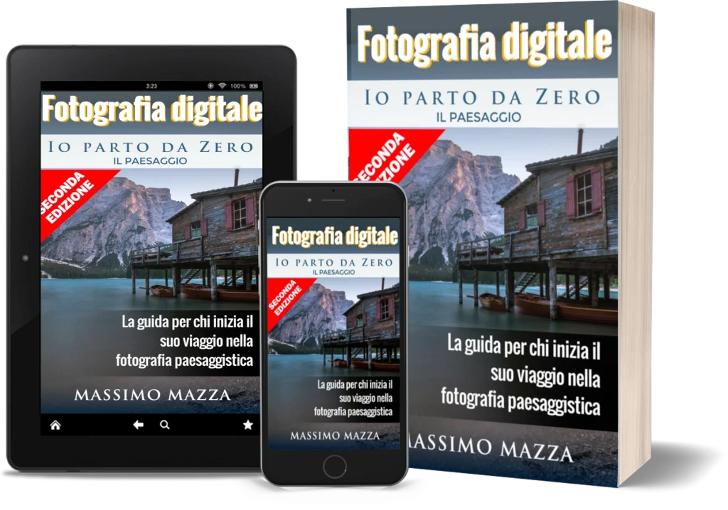 Libro fotografia di paesaggio di Massimo Mazza con tecniche per fotografare la natura