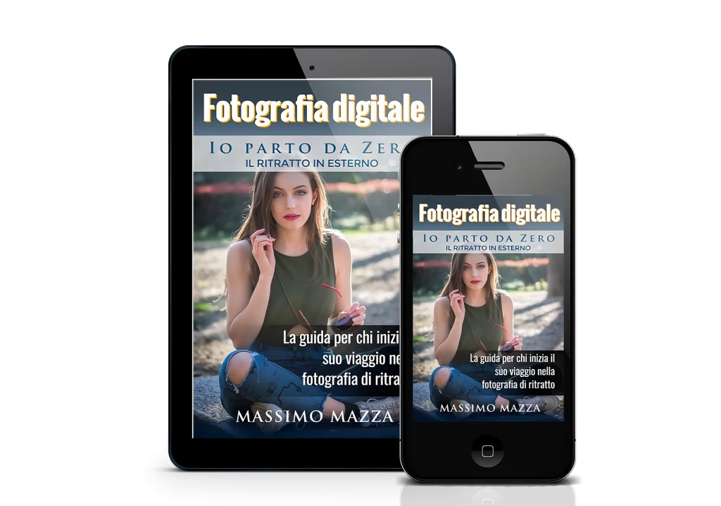 Libro fotografia ritratto di Massimo Mazza con guida pratica per fotografare persone