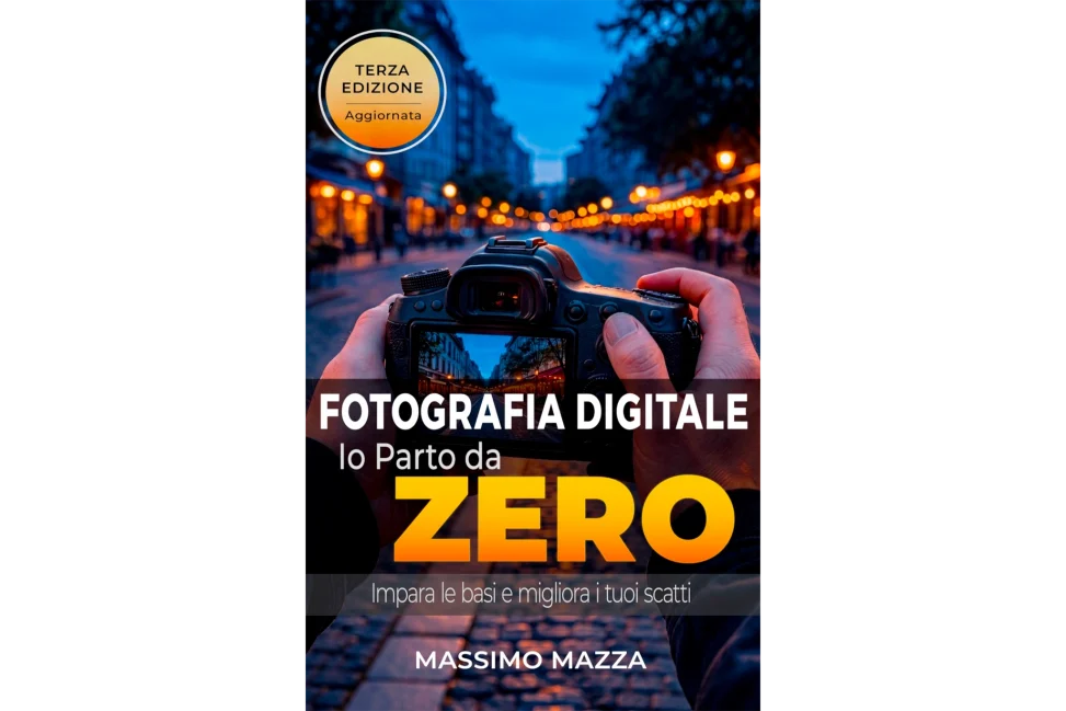 Copertina del libro fotografia digitale per principianti di Massimo Mazza